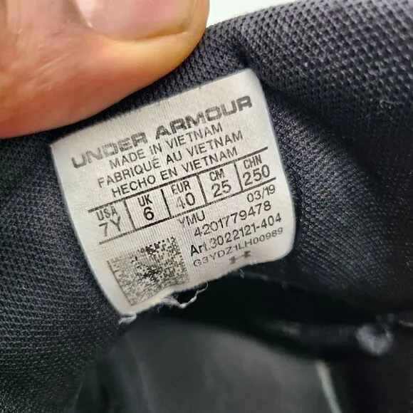 Under Armour Shoes Youth 7 Men 7 GS UA Jet 2019 Sneakers Basketball 3022122 404
