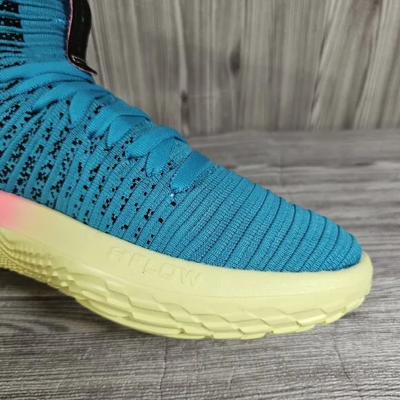 Under Armour UA FUTR X ELITE Green/Blue/Pink - 3024977-001 - Men's Size 10.5