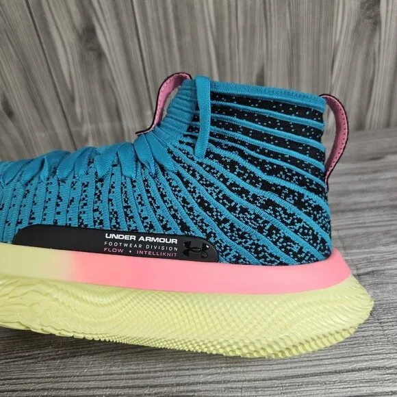 Under Armour UA FUTR X ELITE Green/Blue/Pink - 3024977-001 - Men's Size 10.5