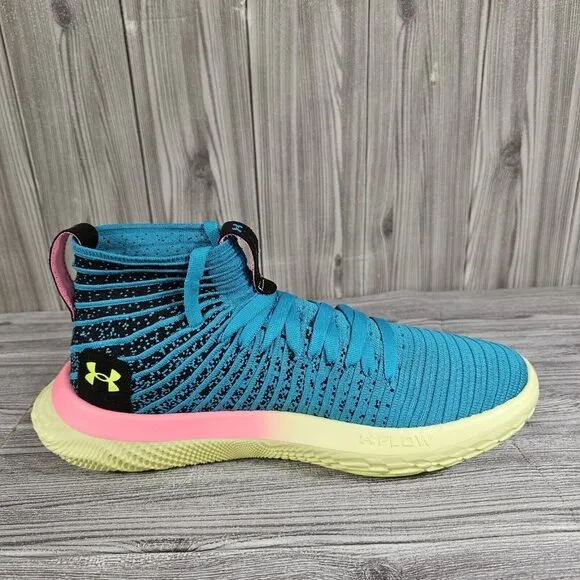 Under Armour UA FUTR X ELITE Green/Blue/Pink - 3024977-001 - Men's Size 10.5