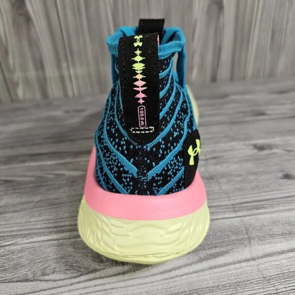 Under Armour UA FUTR X ELITE Green/Blue/Pink - 3024977-001 - Men's Size 10.5