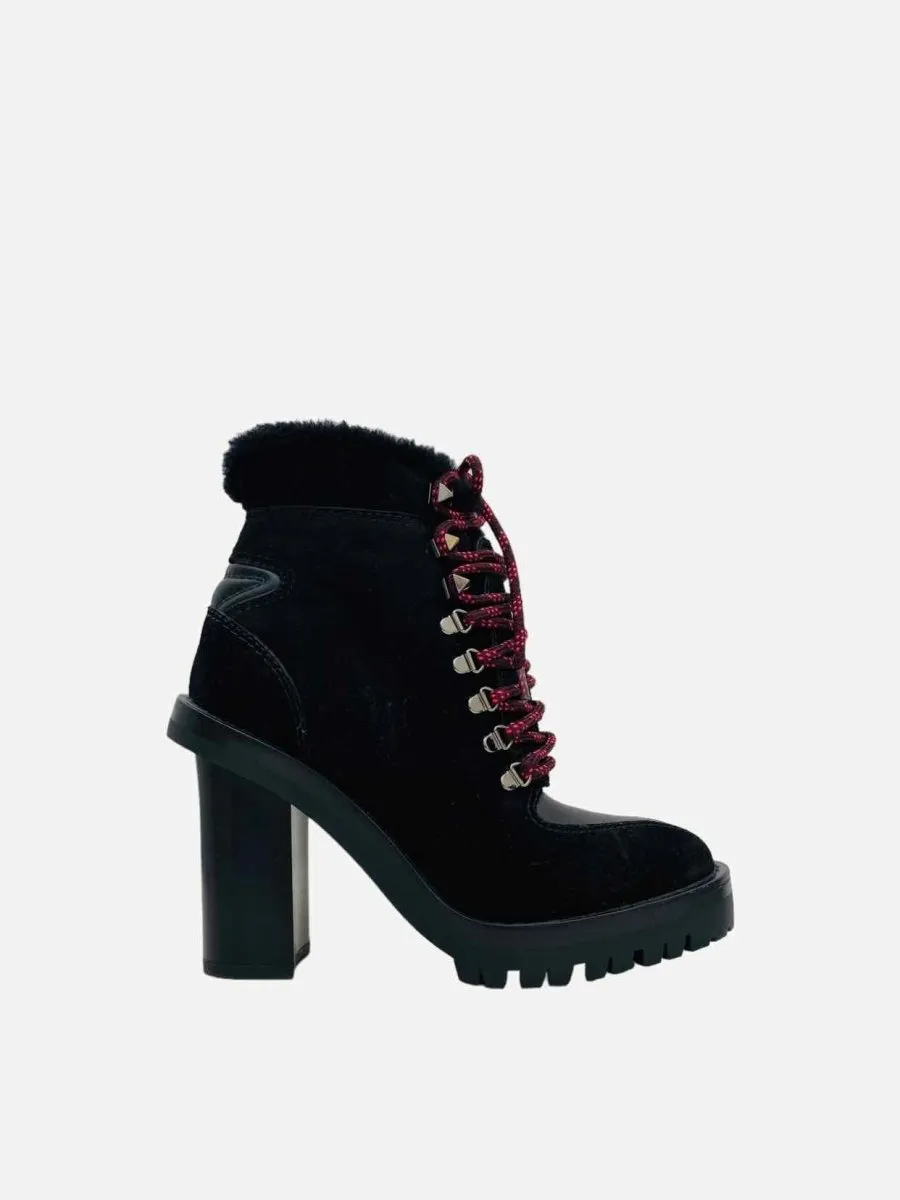 VALENTINO Trekking Black Ankle Boots 35