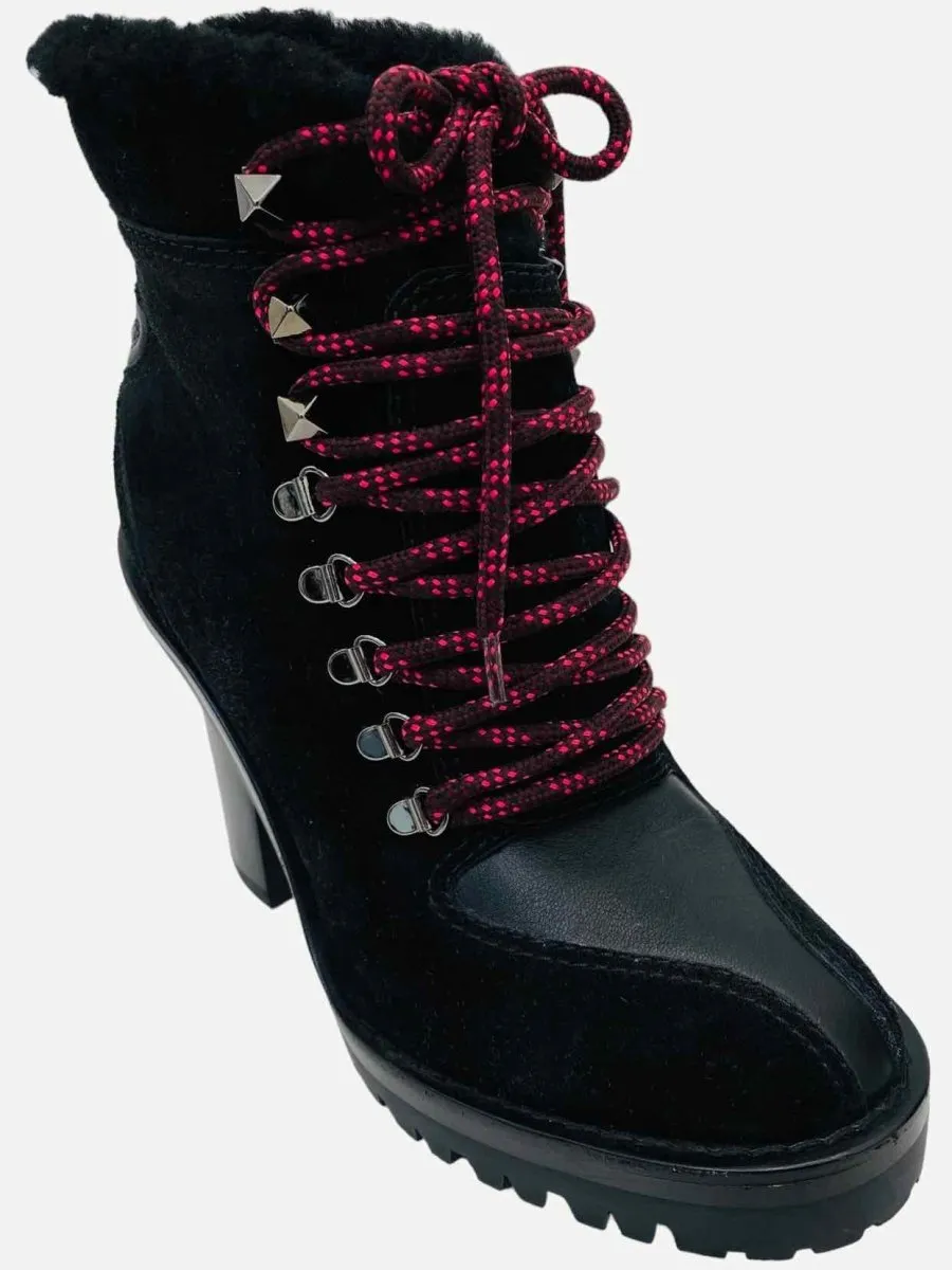 VALENTINO Trekking Black Ankle Boots 35