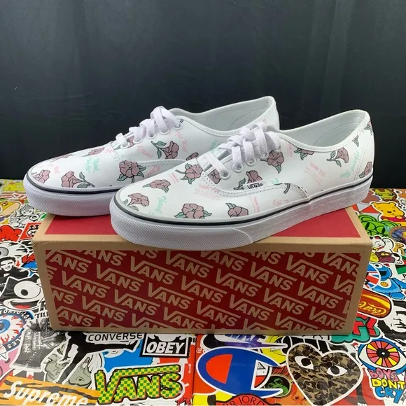 Vans Authentic Thank You Floral Womens Various Sizes