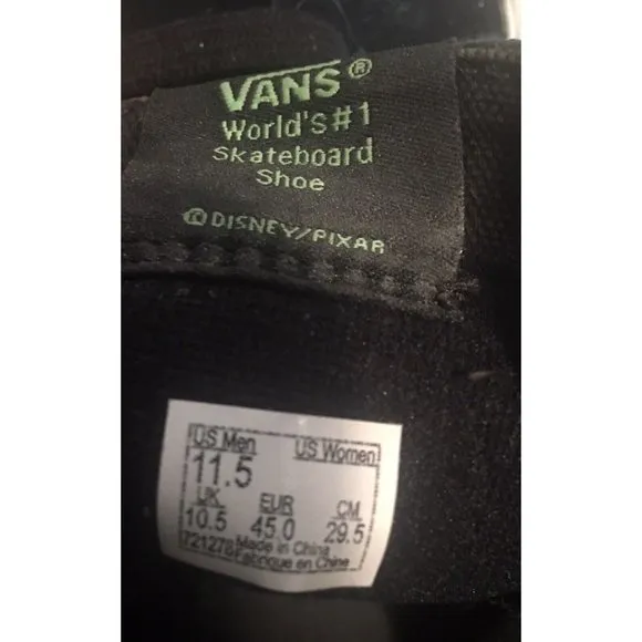 VANS Disney Toy Story Pixar Buzz Lightyear Space Rangers Shoes  Men Sz US 11.5