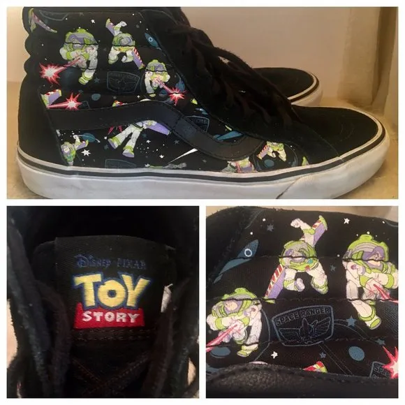 VANS Disney Toy Story Pixar Buzz Lightyear Space Rangers Shoes  Men Sz US 11.5