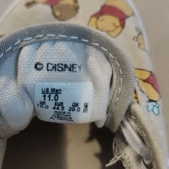 Vans Disney Winnie the Pooh mens size 22