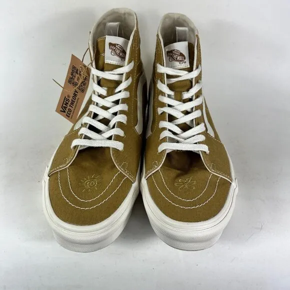 VANS Eco Theory SK8-Hi Tapered Sneakers Men's 12 Mustard Gold High-Top Shoes