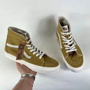 VANS Eco Theory SK8-Hi Tapered Sneakers Men's 12 Mustard Gold High-Top Shoes