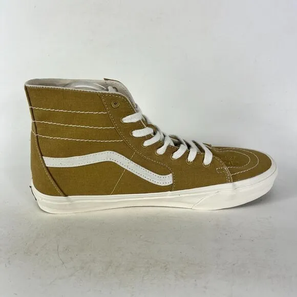 VANS Eco Theory SK8-Hi Tapered Sneakers Men's 12 Mustard Gold High-Top Shoes