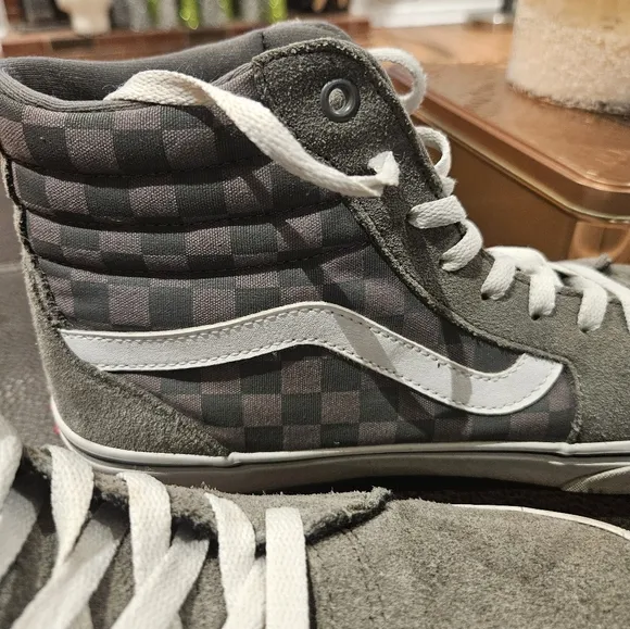 Vans Filmore Hi High Top Tonal Checkerboard Sneaker Shoes