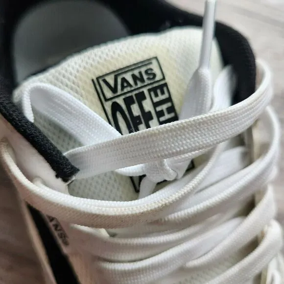 VANS Men's Ave Pro Blanc De Blanc White Black Skate Shoe Sneakers M 7 / W 8.5 US