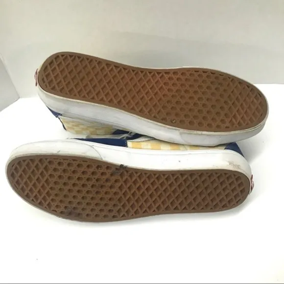 Vans Mens Sk8-Hi BMX True Blue Yellow‎ Checkerboard