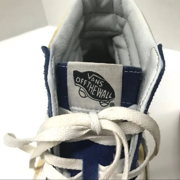Vans Mens Sk8-Hi BMX True Blue Yellow‎ Checkerboard