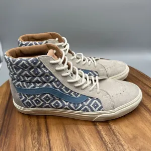 Vans Shoes Mens Size 10 Gray Suede High Top Shoes Skateboard Comfort Sneakers