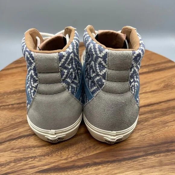 Vans Shoes Mens Size 10 Gray Suede High Top Shoes Skateboard Comfort Sneakers