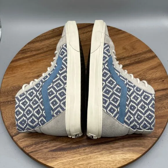 Vans Shoes Mens Size 10 Gray Suede High Top Shoes Skateboard Comfort Sneakers
