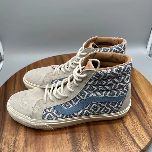 Vans Shoes Mens Size 10 Gray Suede High Top Shoes Skateboard Comfort Sneakers