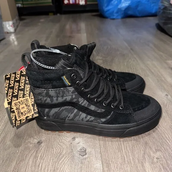 Vans Sk8 Hi MTE-2 HydroGuard 360 Camo Black Women Shoes Size 8
