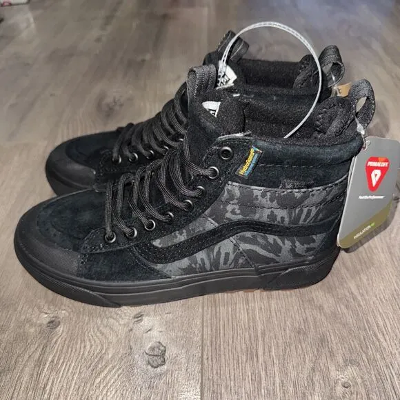 Vans Sk8 Hi MTE-2 HydroGuard 360 Camo Black Women Shoes Size 8