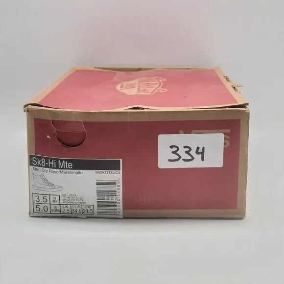 Vans Sk8-Hi Mte Suede Sneaker Shoes In Dry Rose Womens Size 5