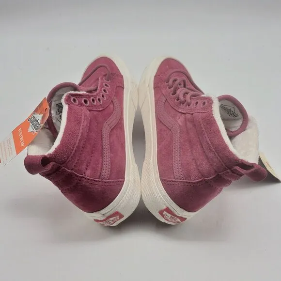 Vans Sk8-Hi Mte Suede Sneaker Shoes In Dry Rose Womens Size 5