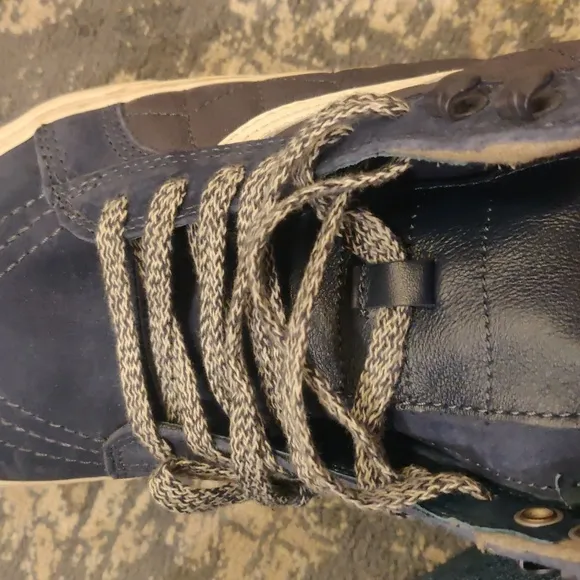 Vans SK8-Hi Scotchgard Men's Sz 8.5 All Weather Blue Suede Shoes Sneakersgafaul-