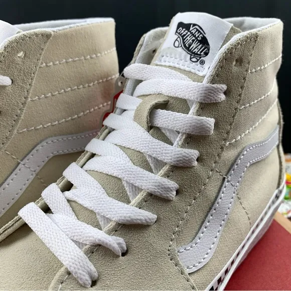 Vans Sk8-Hi Tan Checkered Tapered Women's Various Sizes