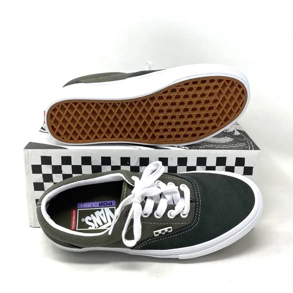 VANS Skate Era Shoes Suede Low Top Canvas Grape Leaf Sneakers Women VN0A5FC950K