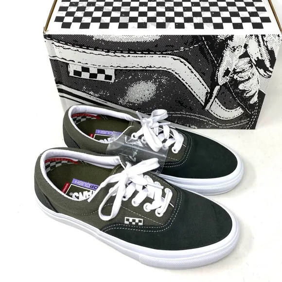 VANS Skate Era Shoes Suede Low Top Canvas Grape Leaf Sneakers Women VN0A5FC950K