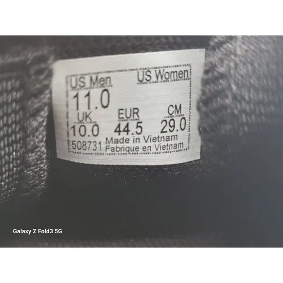 Vans Slip On Love You To Death Black silver Canvas Shoes Men Size 11