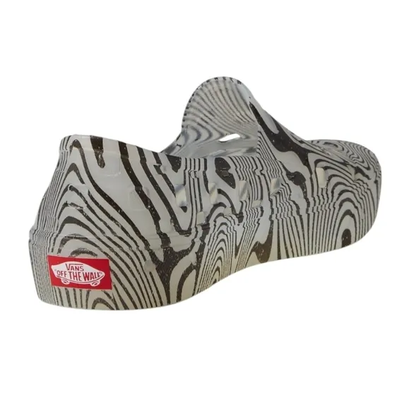 VANS Slip-On TRK Trippy Grain Clear Sneakers Athletic Shoes 7/39 New
