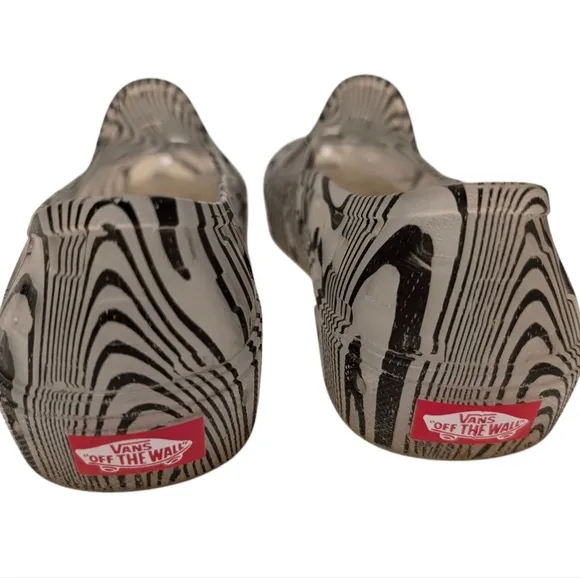 VANS Slip-On TRK Trippy Grain Clear Sneakers Athletic Shoes 7/39 New