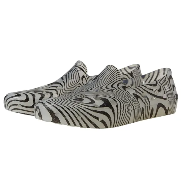 VANS Slip-On TRK Trippy Grain Clear Sneakers Athletic Shoes 7/39 New