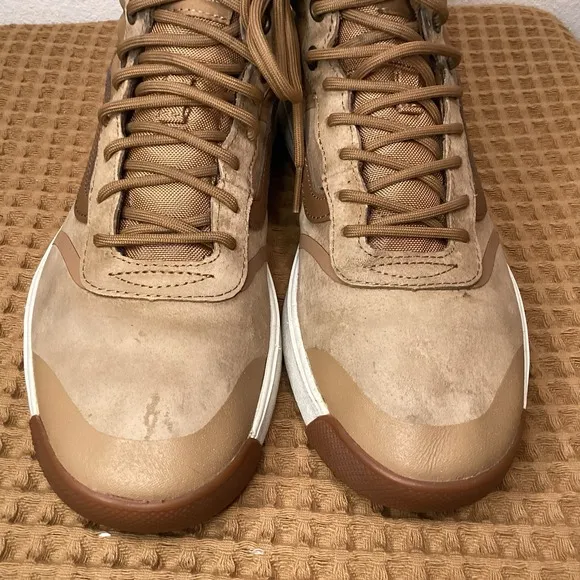 Vans Ultrarange Hi Wheat Brown Mens Sz 9 Outdoor Skate Casual Shoes Sneakers