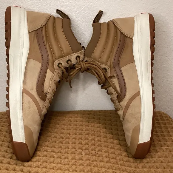 Vans Ultrarange Hi Wheat Brown Mens Sz 9 Outdoor Skate Casual Shoes Sneakers