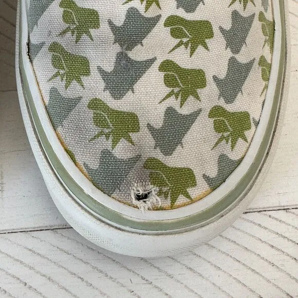 Vans Unique Abstract Shapes Very Rare VTG Y2k Shoes Size Mens Sz 7.5 Womens 9