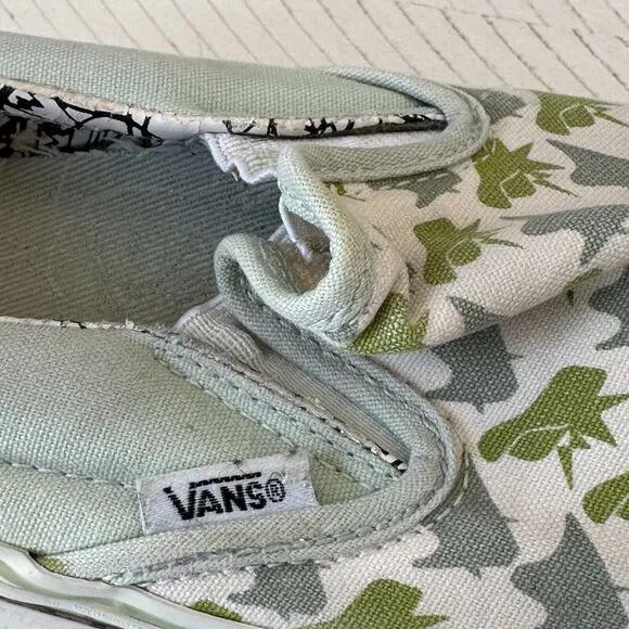 Vans Unique Abstract Shapes Very Rare VTG Y2k Shoes Size Mens Sz 7.5 Womens 9