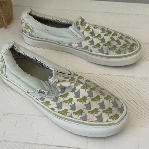 Vans Unique Abstract Shapes Very Rare VTG Y2k Shoes Size Mens Sz 7.5 Womens 9