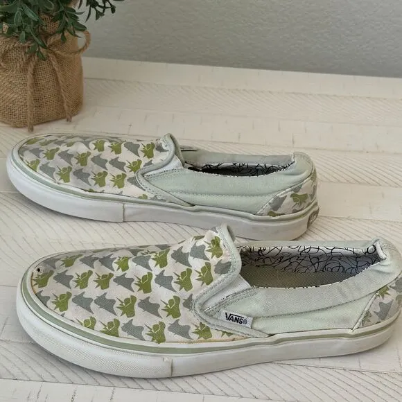 Vans Unique Abstract Shapes Very Rare VTG Y2k Shoes Size Mens Sz 7.5 Womens 9