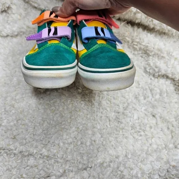 VANS x Crayola Old Skool Youth Shoes Yourh Size 2‎