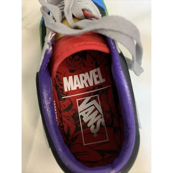 Vans x Marvel Avengers Old Skool Shoes Captain America‎ Sneaker Mens Sz 6.5 /8.0