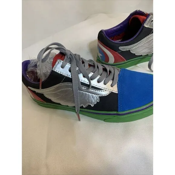 Vans x Marvel Avengers Old Skool Shoes Captain America‎ Sneaker Mens Sz 6.5 /8.0