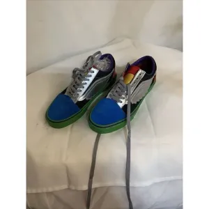 Vans x Marvel Avengers Old Skool Shoes Captain America‎ Sneaker Mens Sz 6.5 /8.0