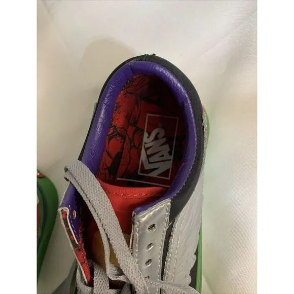 Vans x Marvel Avengers Old Skool Shoes Captain America‎ Sneaker Mens Sz 6.5 /8.0