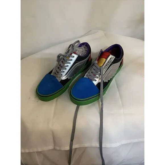 Vans x Marvel Avengers Old Skool Shoes Captain America‎ Sneaker Mens Sz 6.5 /8.0
