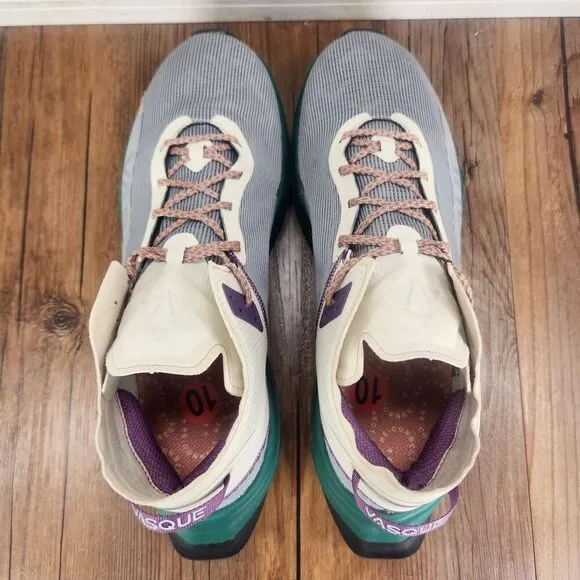 Vasque Re:Connect Here Mid Hiking Shoes Men Sz 10 M Gray Colorful Trail Trekking
