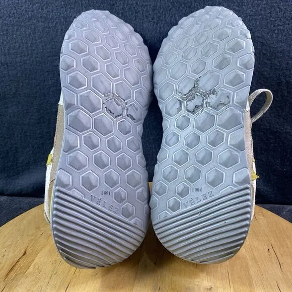 VELEZ TECHNOLOGICAL Athletic Shoes Tennis Leather Canvas Women's Size 39 Neutral