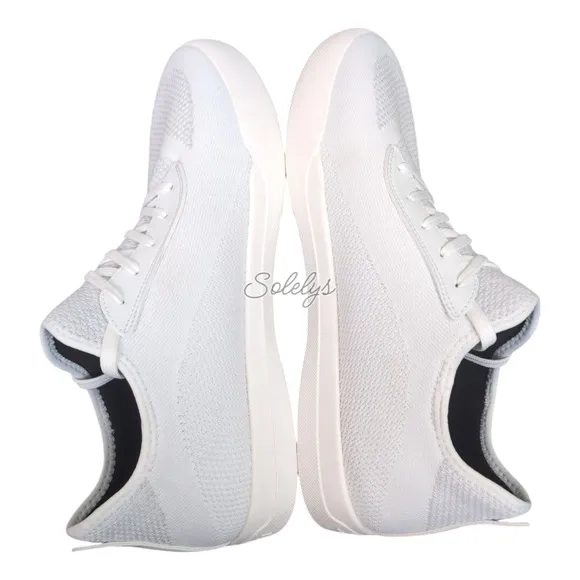 Vessi Weekend Marble White Waterproof Dyma-Tex Knit Casual Sneaker Mens 13