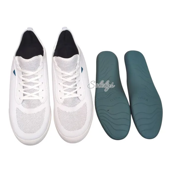 Vessi Weekend Marble White Waterproof Dyma-Tex Knit Casual Sneaker Mens 13